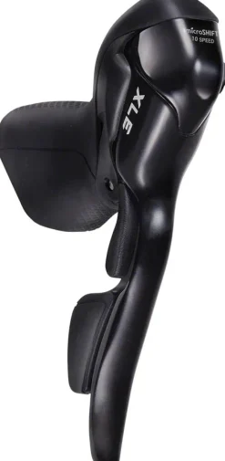 microSHIFT M100 Drop Bar Shift Lever Set 1 x 10-Speed Shimano DynaSys Compatible