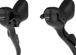 microSHIFT R7 Drop Bar Shift Lever Set - 2 x 7-Speed Shimano Compatible BLK