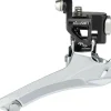 microSHIFT R10 Front Derailleur - 10-Speed Double 56t Max Braze-On Shimano Compatible BLK