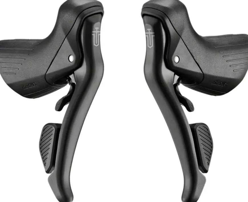 microSHIFT Sword Black Drop Bar Shifter/Brake Lever Set - 2 x 9-Speed Black