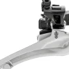 microSHIFT Sword BLK Front Derailleur - 9-Speed Double 46-52t Max Ring 34.9mm Band Clamp 28.6 31.8 Adapters