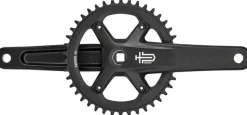 microSHIFT Sword BLK 1x Crankset - 175mm 9/10-Speed 42t 110 Asym BCD JIS Square Taper Spindle Interface BLK