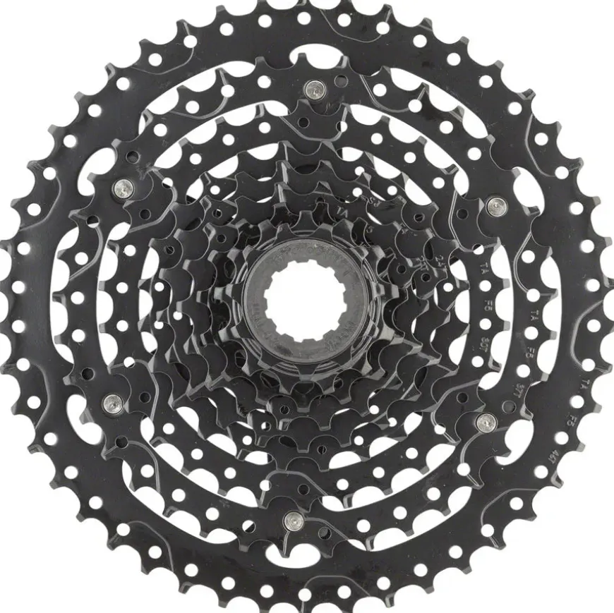 microSHIFT Sword BLK 1x9-Speed Groupset - Includes Brake/Shifters Rear Derailleur Medium Cage 11-46t Cassette