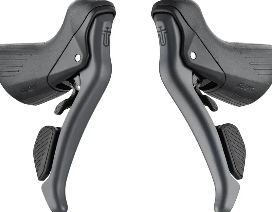 microSHIFT Sword Drop Bar Shifter/Brake Lever Set - 2x 10-Speed Sword Compatible Gray Version B