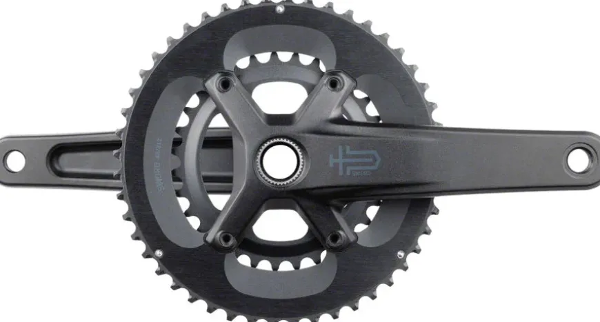microSHIFT Sword 2x Crankset - 170mm 10-Speed 48/31t 110 Asym BCD 24mm Spindle BLK