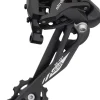 microSHIFT XLE Rear Derailleur - 10 Speed Long Cage Black