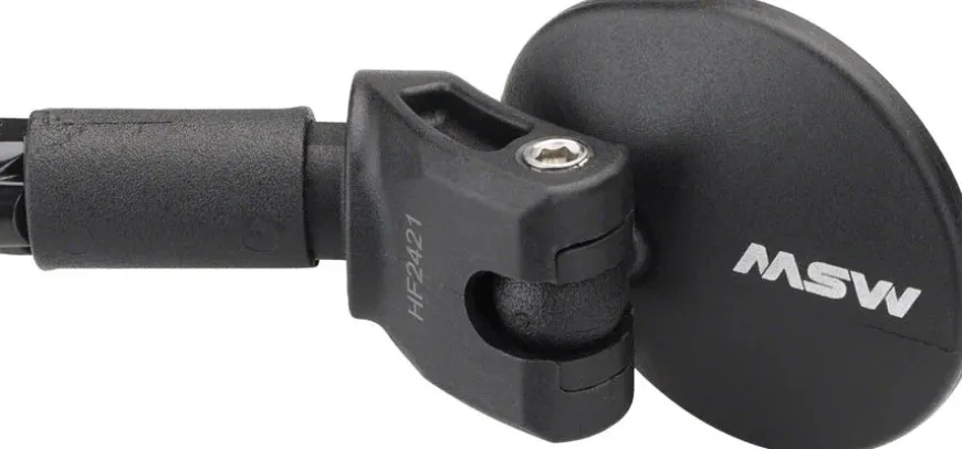 MSW Handlebar Mirror - Drop Bar HD Glass Lens