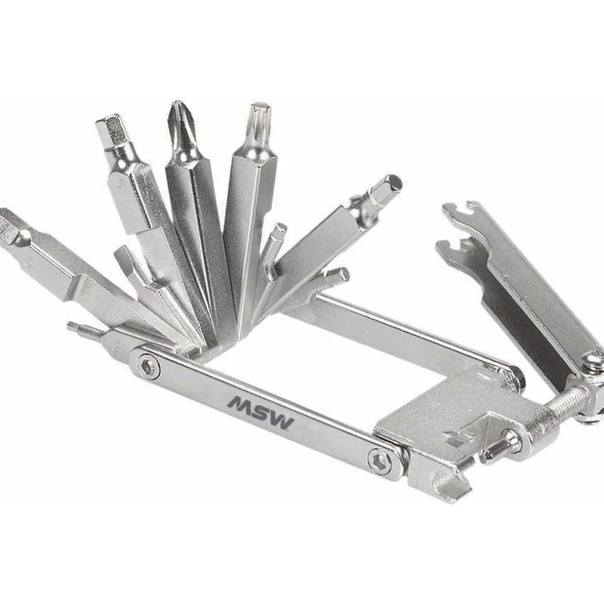MSW MT-210 Flat-Pack Bike Multi-Tool, 10 Bit