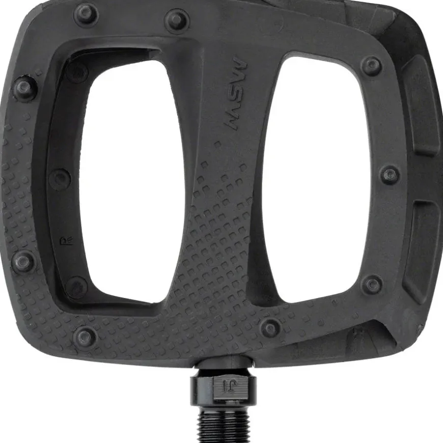 MSW Thump Platform Bike Pedals - Platform, Composite, 9/16"
