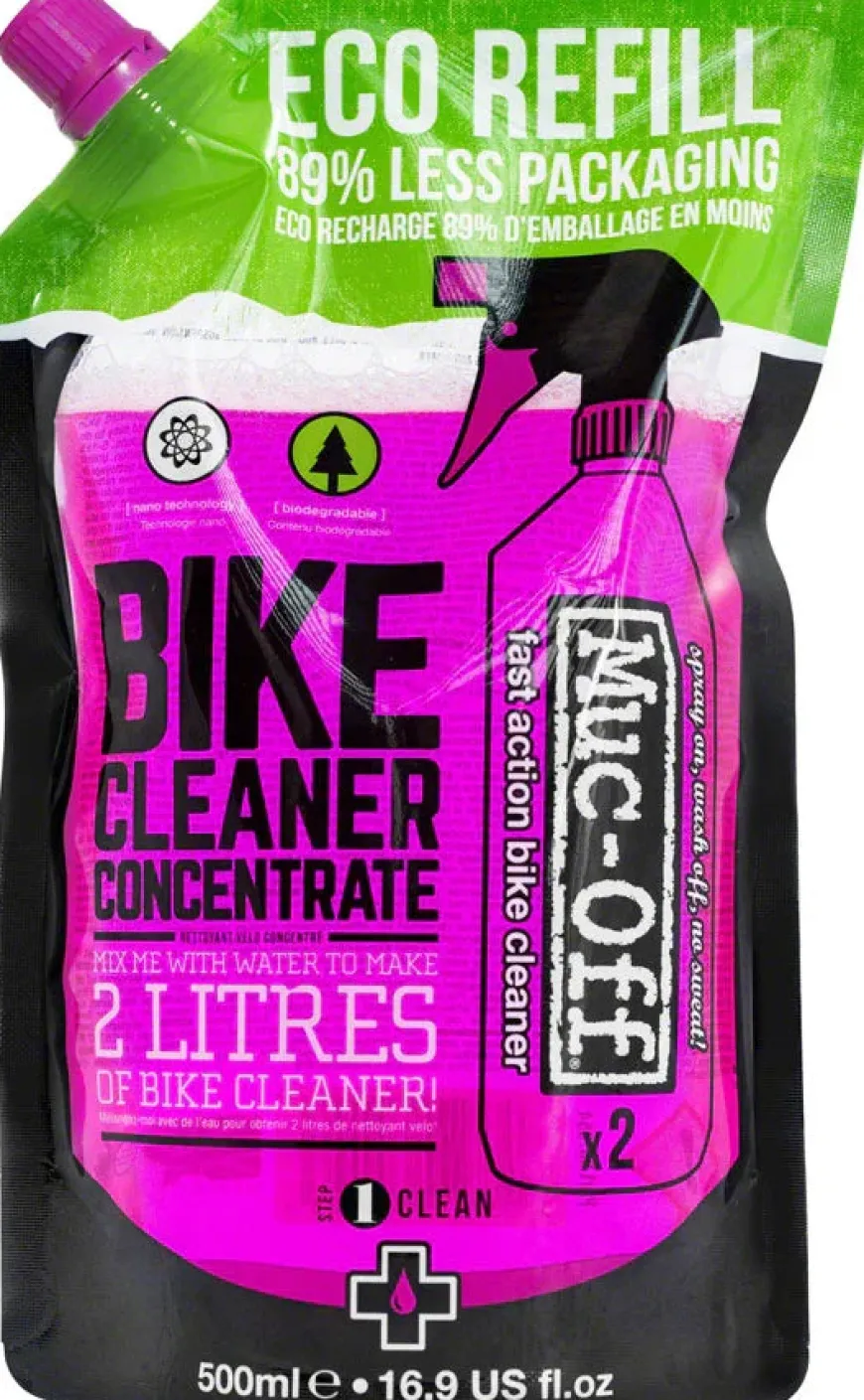 Muc-Off Nano Tech Bike Cleaner Concentrate - 500ml Pouch