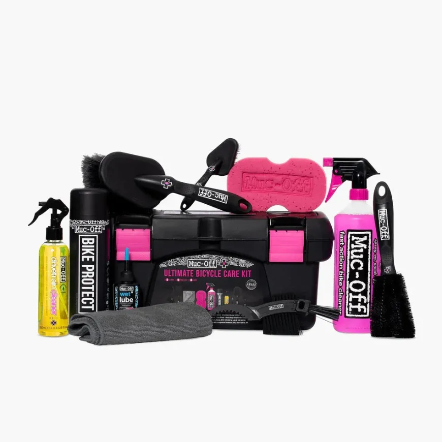 Muc-Off Ultimate Bicycle Cleaning Kit: Toolbox with 10 Pieces