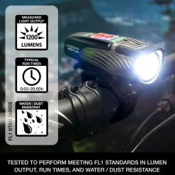 NiteRider Lumina Boost Pro 1200 Front Bike Light