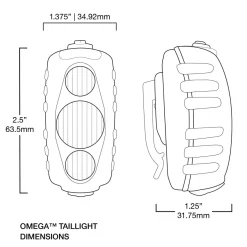 NiteRider Omega™ 330 EVO Bike Taillight with NiteLink™