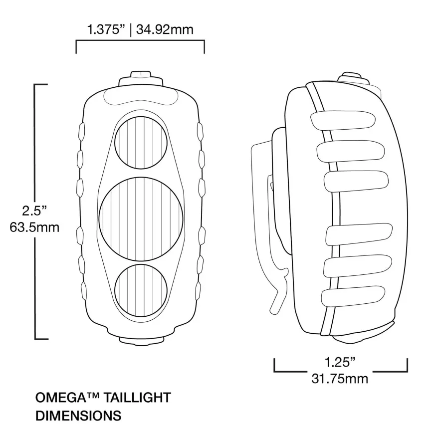 NiteRider Omega™ 330 EVO Bike Taillight with NiteLink™