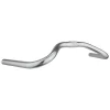 Nitto Swept Back Handlebar 25.4mm Bar Clamp 70 Degree Bend 65mm Rise 485mm Width Alloy Silver