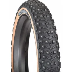 45NRTH Dillinger 5 Tire - 26 x 4.6 Tubeless Folding Tan 60 TPI 258 Concave Carbide Aluminum Studs