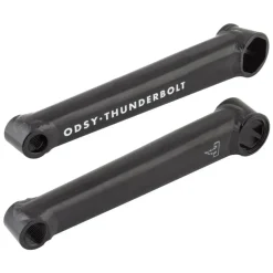 Odyssey Thunderbolt Crankset - 165mm Left Hand Drive Rust Proof Black