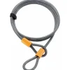 OnGuard Akita Bike Cable: 7' x 10mm, Gray/Orange