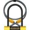OnGuard BullDog Series U-Lock - 3.5 x 5.5", Keyed, Includes 4' cable and bracket