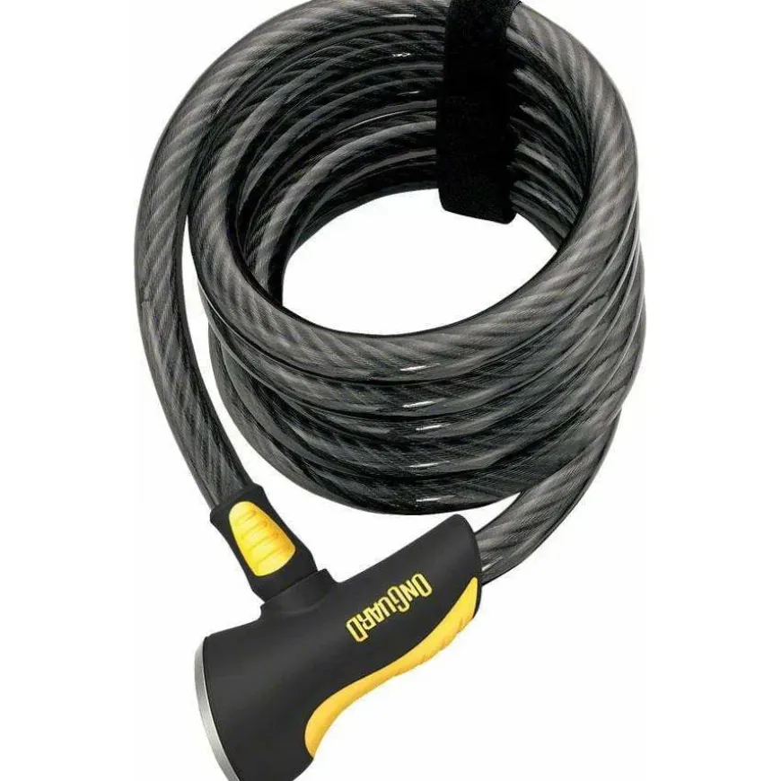 OnGuard Doberman Cable Bike Lock with Key: 6' x 12m
