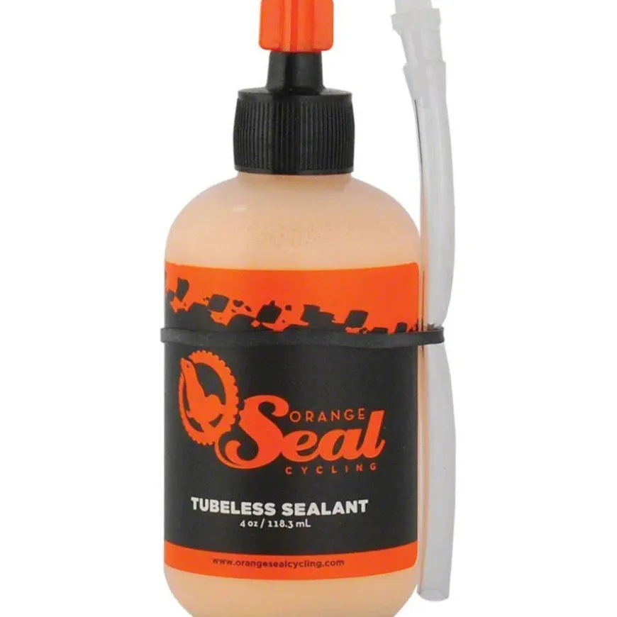 Orange Seal Tubeless Tire Sealant with Twist Lock Applicator - 4oz