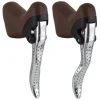 Origin8 Classique Sport Road Levers Brown/Silver Pair