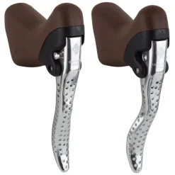 Origin8 Classique Sport Road Levers Brown/Silver Pair