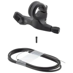 Origin8 Hangtime Dropper Post Lever Kit Flat Bar Remote Lever Black Composite