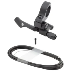 Origin8 Hangtime Dropper Post Lever Kit Flat Bar Remote Lever Black Alloy