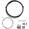 Origin8 Slick Compressionless 1x Gear Cable/Housing Kit Rear 2500mm/2800mm 4mm/1.1mm Black MTB/Road Compressionless