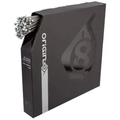 Origin8 SS Slick Polished MTB Brake Cable Front or Rear 2800mm 1.5mm SS Silver Box of 100 MTB