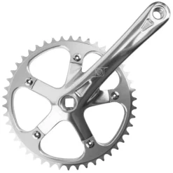Origin8 Track/SS 170x46 103mm JIS Square Taper crankset silver/silver