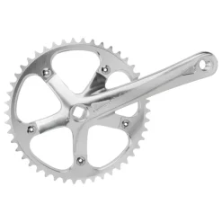 Origin8 Track/SS 175x46 103mm JIS Square Taper crankset silver/silver
