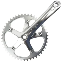Origin8 Track/SS 175x46 103mm JIS Square Taper crankset silver/silver