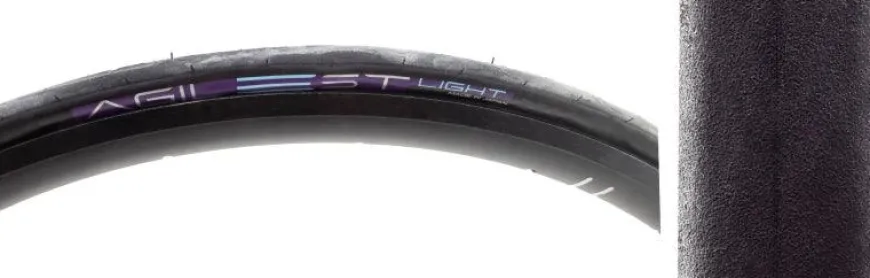 Panaracer Agilest Light Road Tire 700x26C Folding Clincher ZSG AGILE Advanced Extra Alpha Cord Black