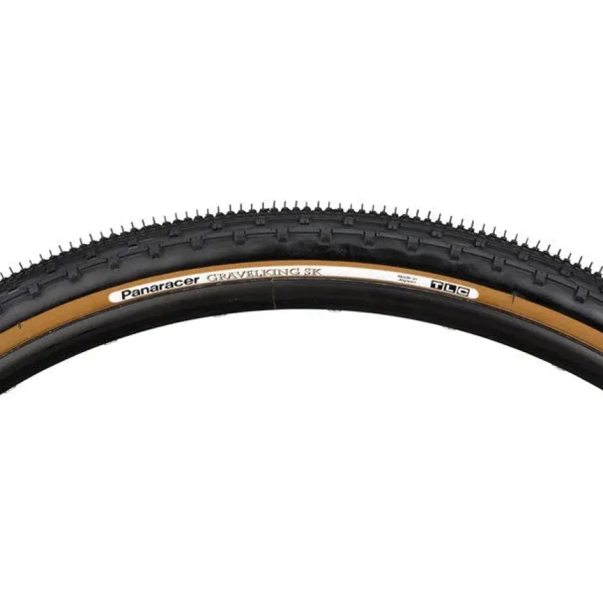 Panaracer GravelKing SK Gravel Bike Tire, Tubeless 700 x 50c