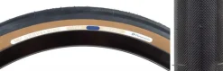 Panaracer GravelKing Slick Tire - 650b x 42 / 27.5 x 1.75 Tubeless Folding BLK/Brown