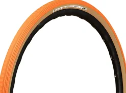 Panaracer GravelKing SS Tire - 700 x 43 Tubeless Folding Sunset Orange/Brown