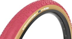 Panaracer GravelKing X1 700c Tire - Cranberry/Brown