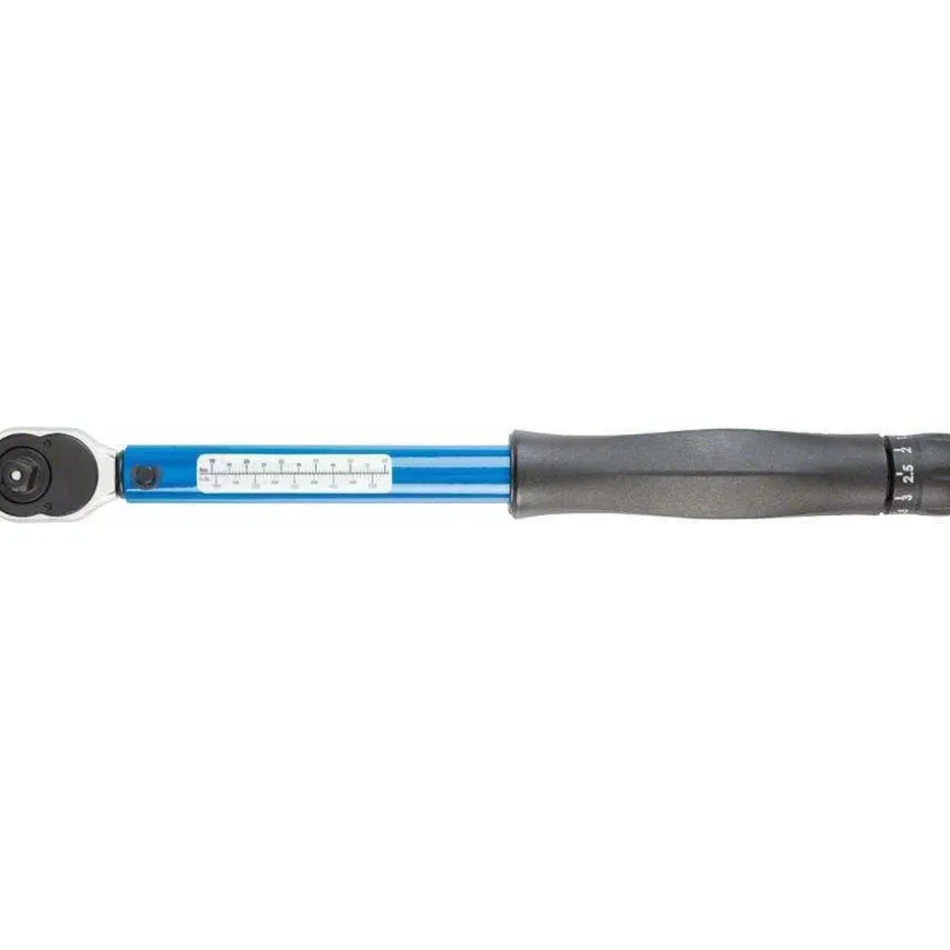 Park Tool TW-6.2 3/8" Ratcheting Click-Type Torque Bike Wrench, 10-60 Nm Range