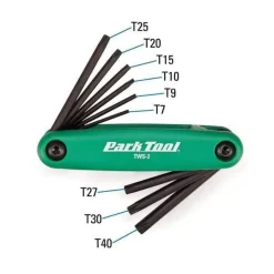 Park Tool TWS-2 Folding Torx Bike Wrench Set