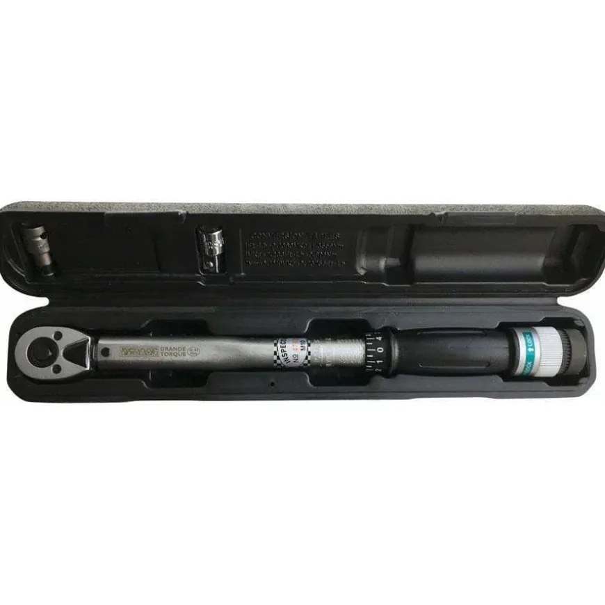 Pedro's Grande Torque Bike Wrench 3/8" Ratcheting Reversible Click-Type Micrometer Scale, 10-80 Nm Range