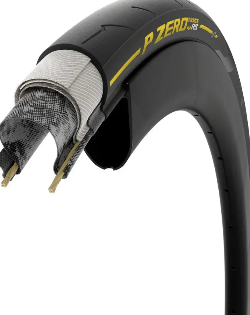 Pirelli P ZERO Race TLR RS Tire - 700 x 28 Tubeless Folding YLW Label Team Edition SpeedCore SmartEvo