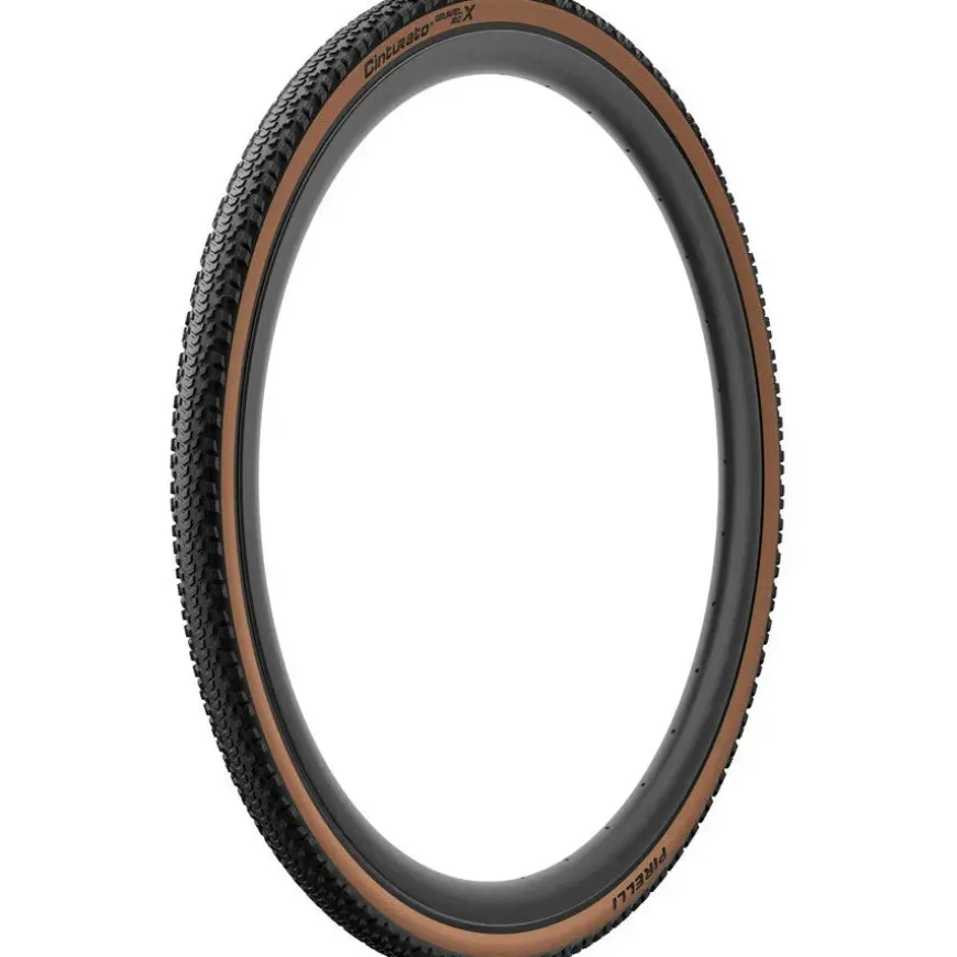 Pirelli Cinturato Gravel RCX TLR Tire - 700 x 35 Tubeless Folding Tan