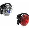 Planet Bike Button Blinky Front and Rear Bike Light Set