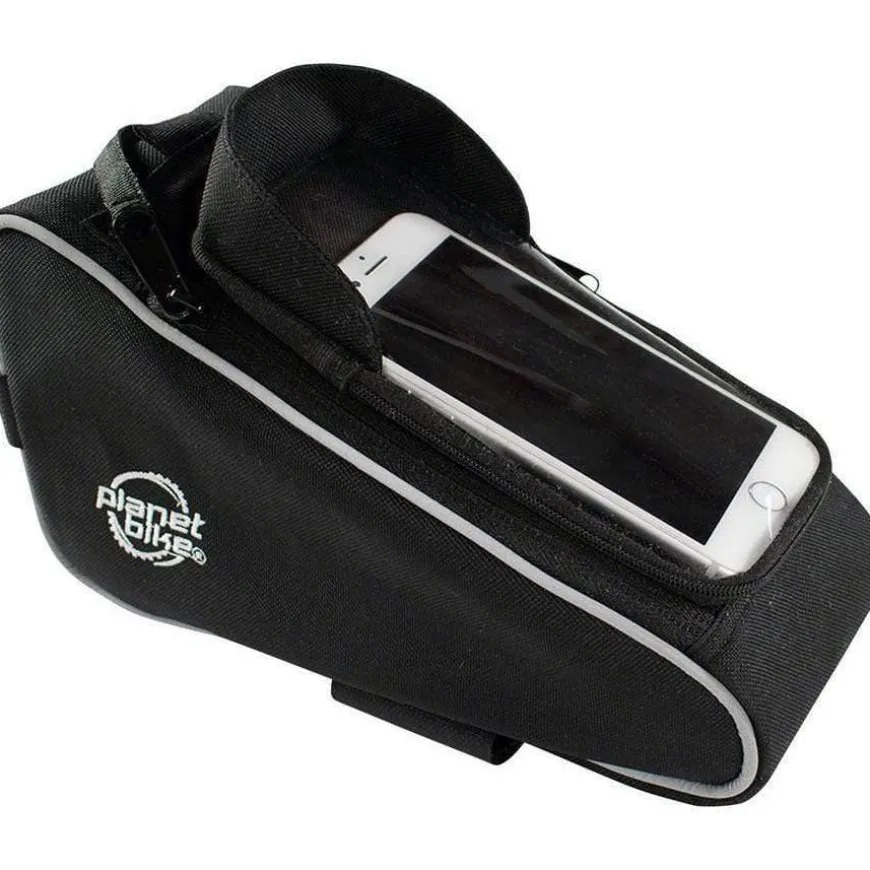 Planet Bike Lunch Box Bike Top Tube/Stem Bag - Black