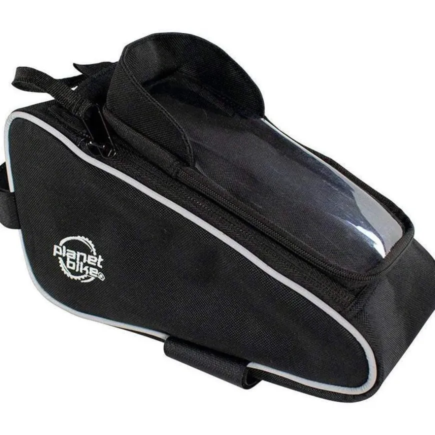 Planet Bike Lunch Box Bike Top Tube/Stem Bag - Black