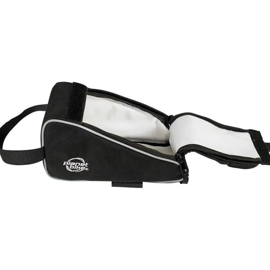 Planet Bike Lunch Box Bike Top Tube/Stem Bag - Black