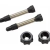 Problem Solvers Super P-Nut Tubeless Kit Valves included Set Black
