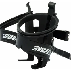 Profile Design Aqua Rack ii Dual Water Bottle Cage Co2 Cartridge mount Seatpost mounted Matte BLK